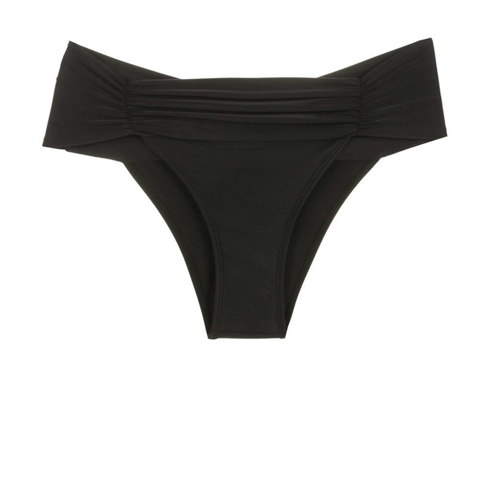 Lygia& Nanny Jasper ruched black bikini bottoms- NWT size 38- XS/2